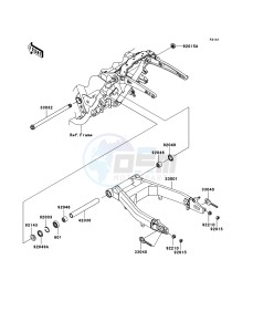 VN1700 CLASSIC TOURER VN1700C9FA GB XX (EU ME A(FRICA) drawing Swingarm