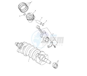 FZ6 FAZER S2 ABS 600 drawing CRANKSHAFT AND PISTON