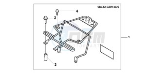 SFX50S drawing TOP CASE CARRIER