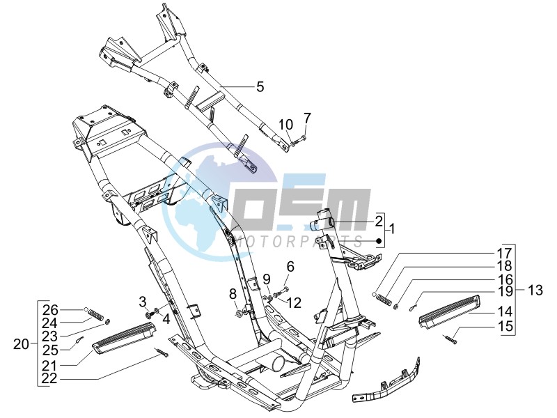 Frame bodywork