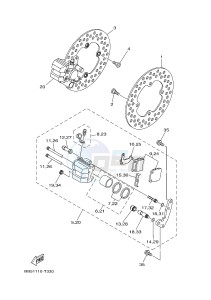 YFM450FWB YFM45KDHJ KODIAK 450 (BJ56) drawing FRONT BRAKE CALIPER