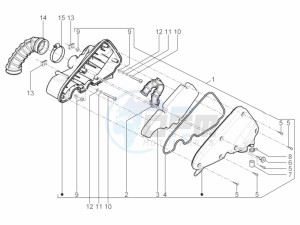 TYPHOON 125 4T 2V E3 (APAC) drawing Air filter