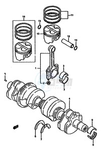 GSX750F (K-T) drawing CRANKSHAFT