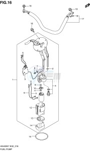 AN400 (E2) Burgman drawing FUEL PUMP