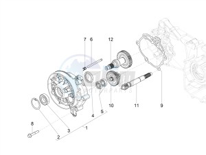 SXL 125 4T 3V drawing Reduction unit