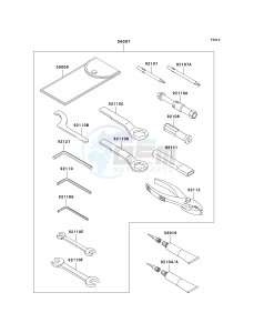 KLE 650 A [VERSYS] (9F-9F) A9F drawing OWNERS TOOLS