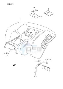 LT250R (E1) drawing REAR FENDER (MODEL L)