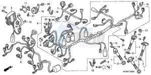 VFR8009 UK - (E / MME) drawing WIRE HARNESS (VFR800)