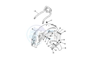 XV VIRAGO 250 drawing FENDER FOR CH, P, GR, NL, SF