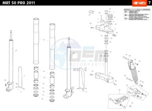 MRT-50-PRO-BLUE drawing SUSPENSION