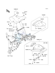 EX250 J [NINJA 250R] (J8F-J9FA) J9FA drawing SEAT