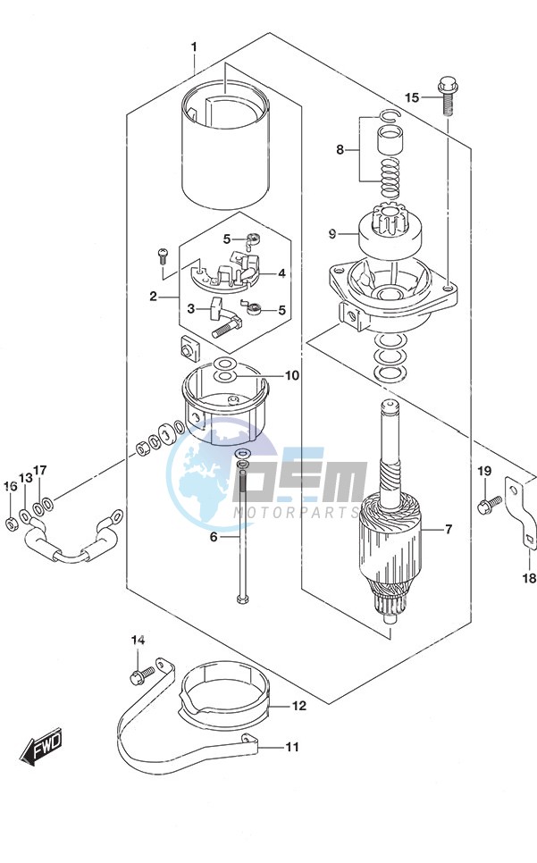 Starting Motor Remote Control