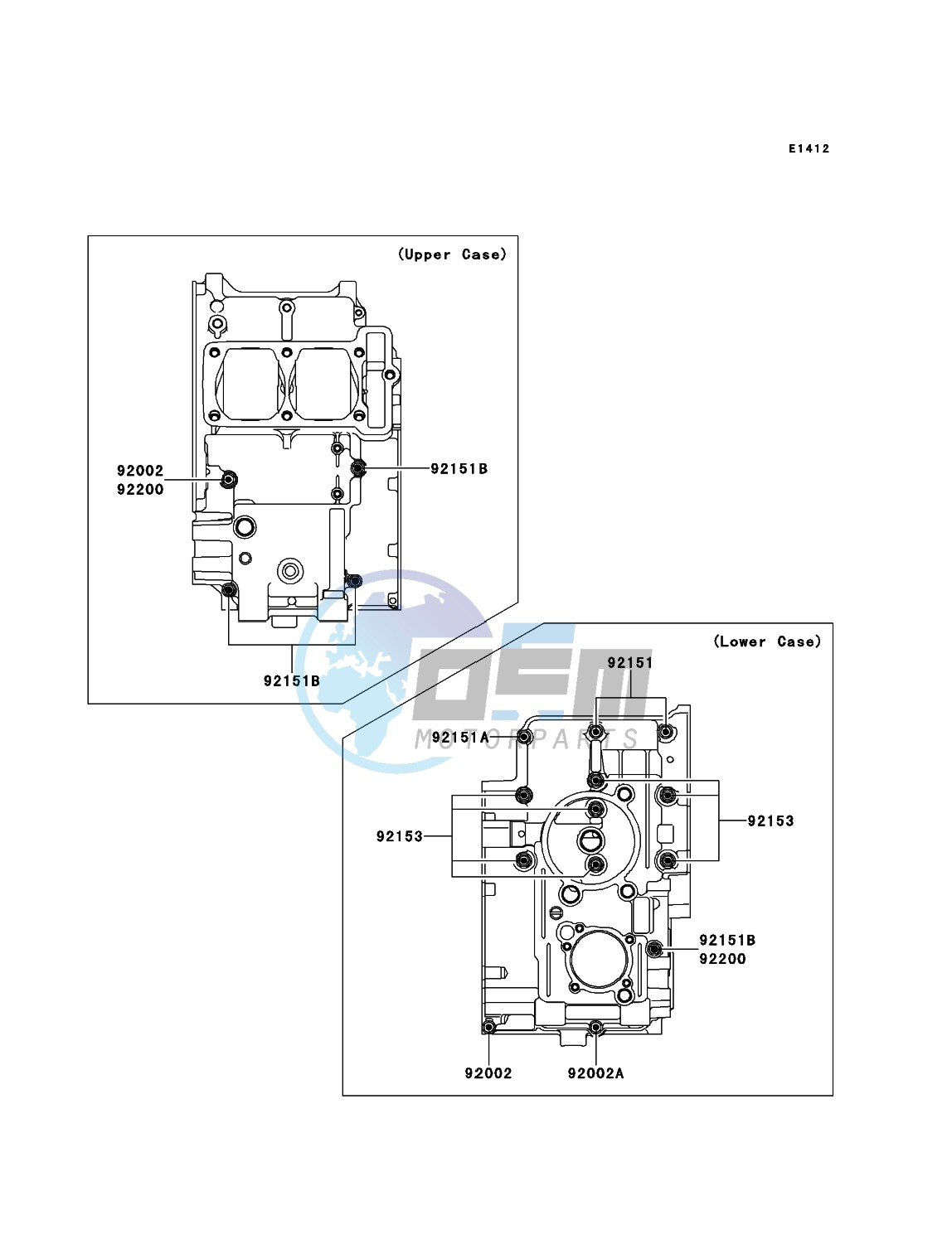 Crankcase Bolt Pattern