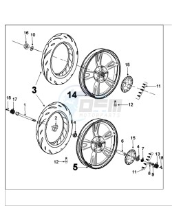 TWEET 50 V PRO (ALL) drawing WHEELS