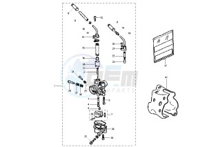 CW RS SPY 50 drawing CARBURETOR