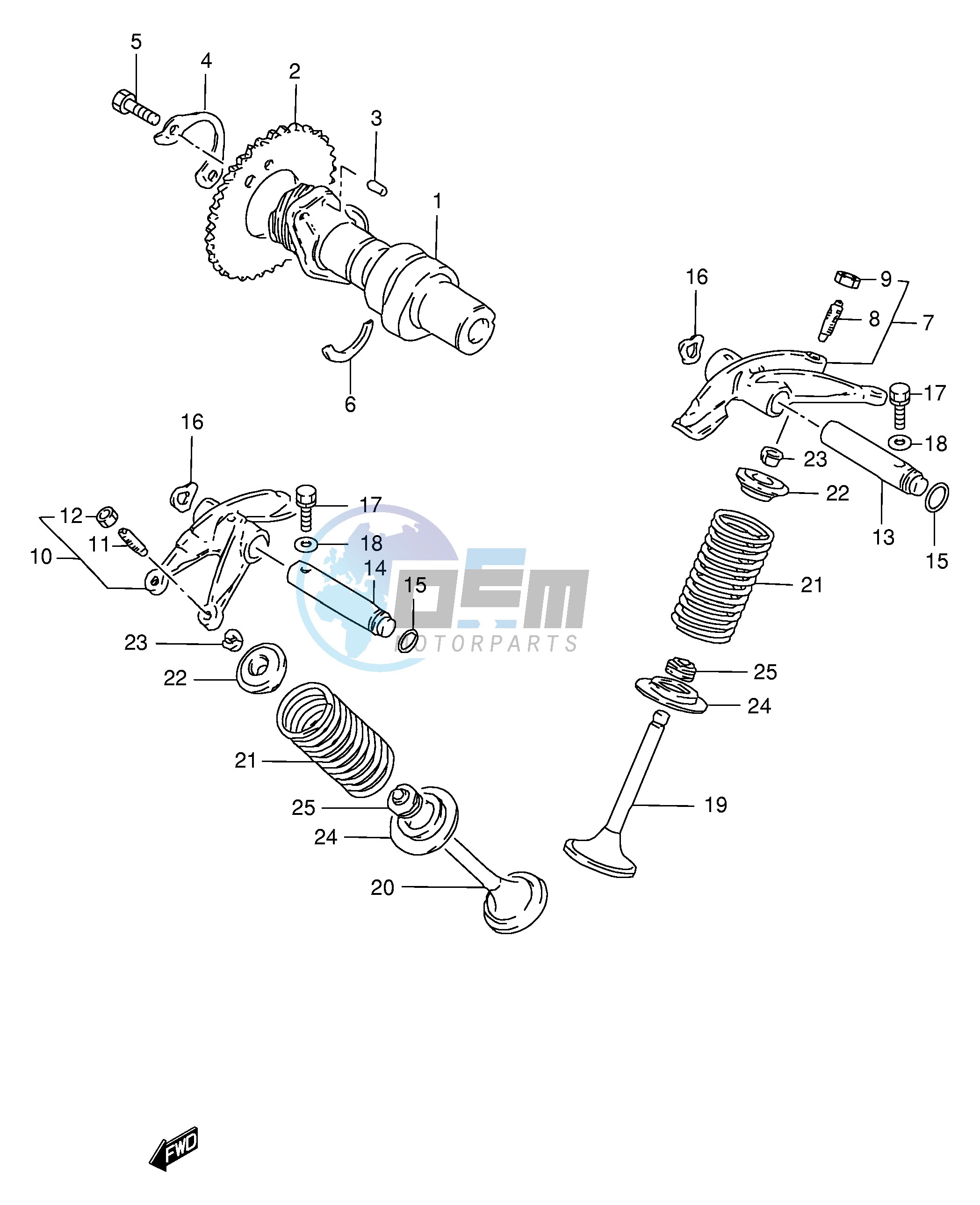 CAM SHAFT - VALVE