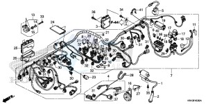 TRX500FM2E TRX500FM2 U drawing WIRE HARNESS