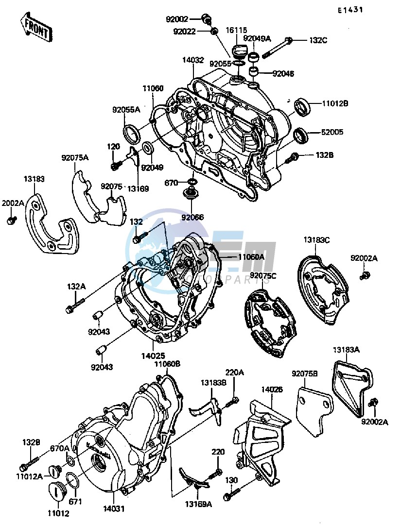 ENGINE COVER-- S- -