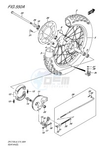 DR-Z125L EU drawing REAR WHEEL