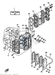 50D drawing CYLINDER--CRANKCASE