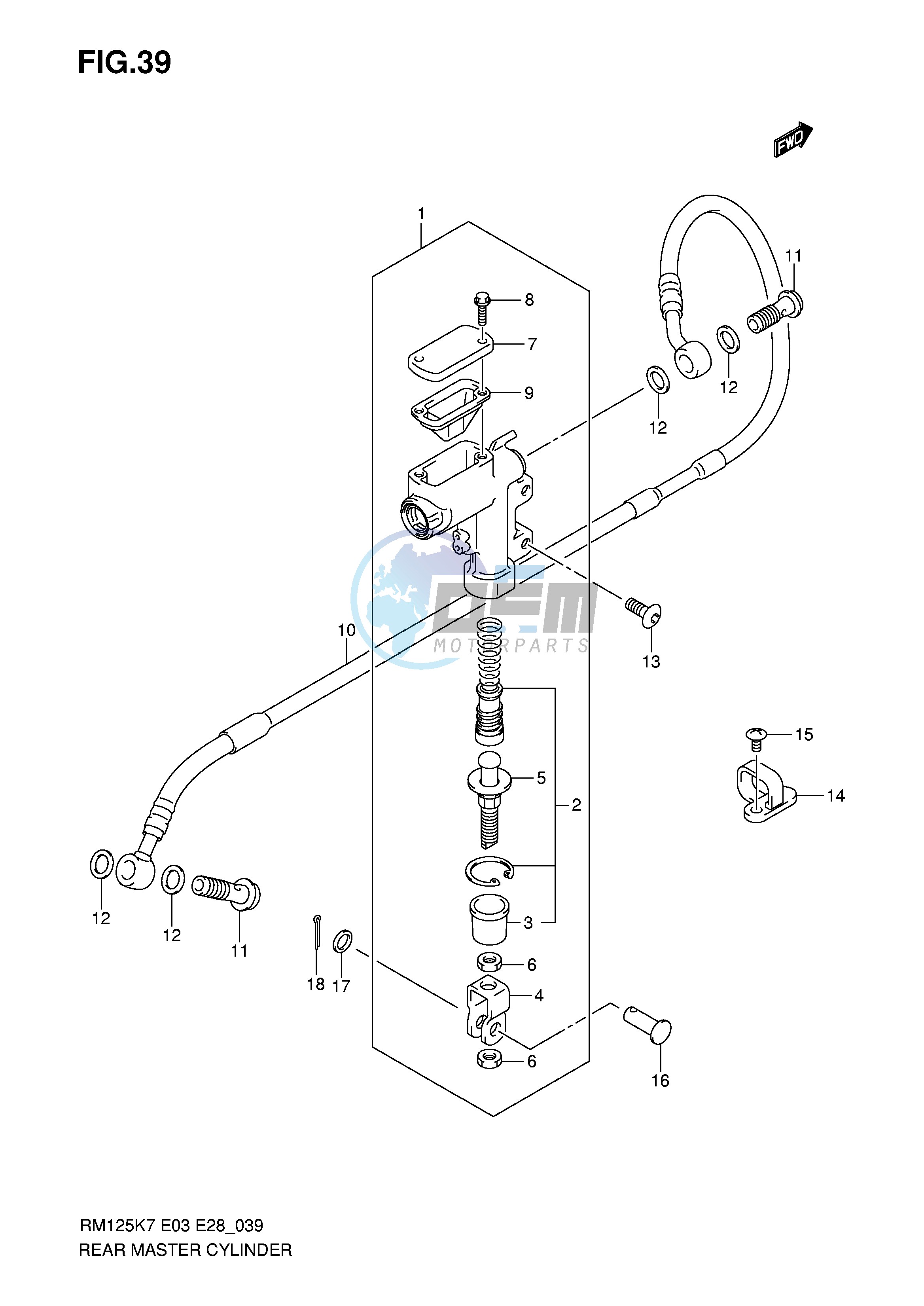 REAR MASTER CYLINDER