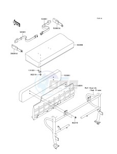 KAF 950 F [MULE 4010 DIESEL 4X4] (F9F-FAF) F9F drawing SEAT