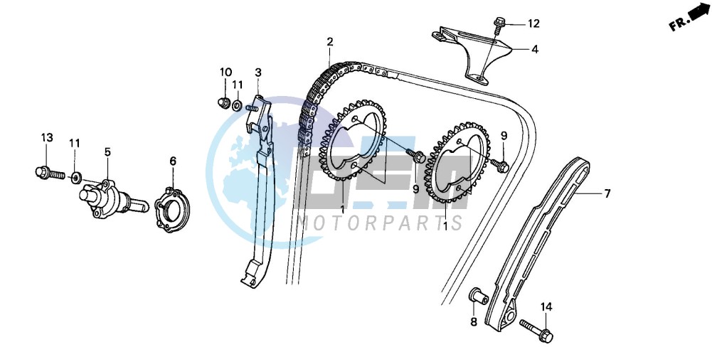 CAM CHAIN/TENSIONER (1)