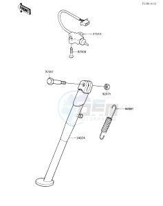 KL 250 D [KLR250] (D2-D3) [KLR250] drawing STAND