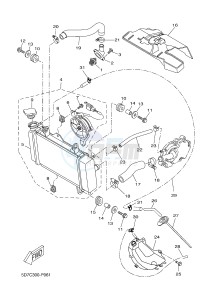 MT125 MT-125 (BR31 BR31 BR31 BR31 BR31) drawing RADIATOR & HOSE