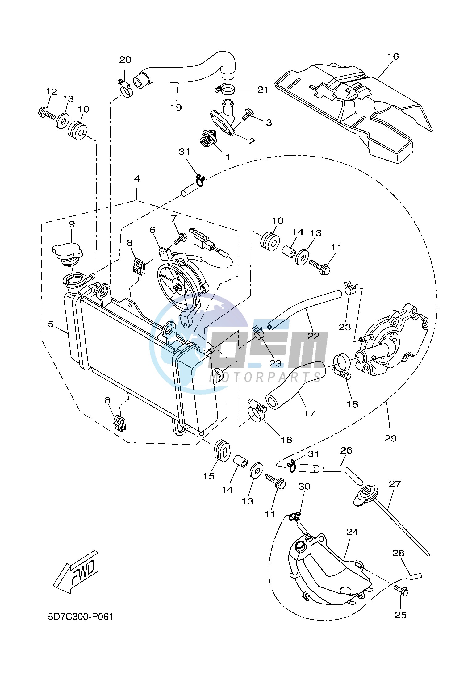 RADIATOR & HOSE