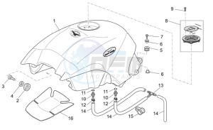 Norge 1200 IE 1200 drawing Fuel tank