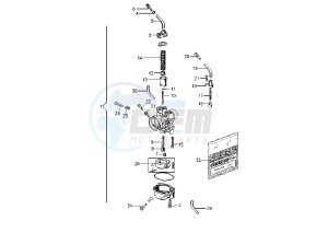 YN R NEO'S 50 drawing CARBURETOR