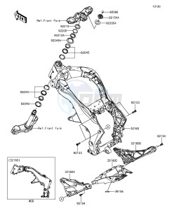 Z1000 ZR1000FEF FR GB XX (EU ME A(FRICA) drawing Frame