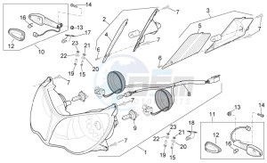 Sport City Cube 250-300 ie e3 drawing Headlight