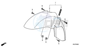 FES1259 Europe Direct - (ED) drawing FRONT FENDER