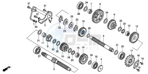 VT600CD2 drawing TRANSMISSION (1)