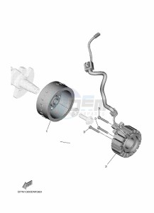 TRACER 9 MTT890 (B5U1) drawing GENERATOR