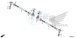 TRX420FA2E TRX420 ED drawing TIE ROD