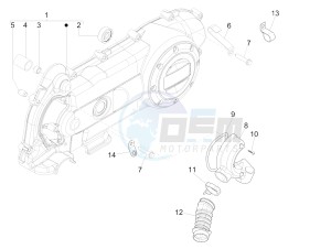 Sprint 50 4T 4V (EMEA) drawing Crankcase cover - Crankcase cooling