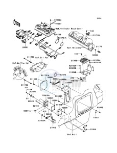 JET SKI ULTRA LX JT1500C8F EU drawing Fuel Injection