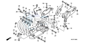 CB600FA39 France - (F / ABS CMF ST 25K) drawing EXHAUST MUFFLER