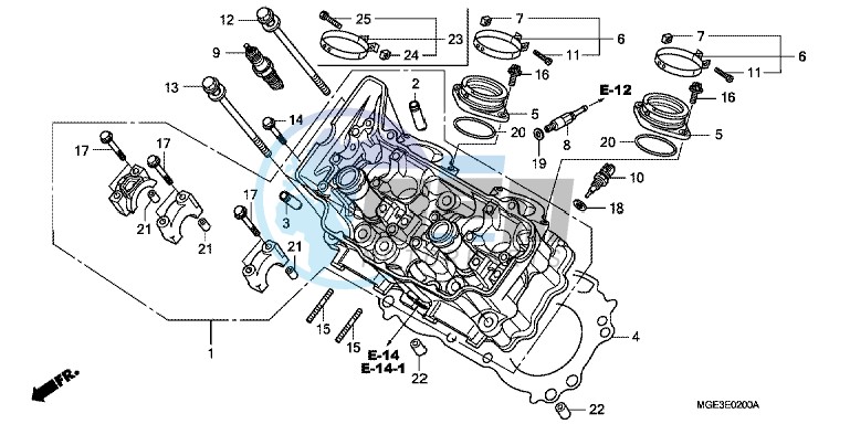 CYLINDER HEAD (FRONT)