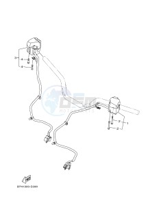 CZD300A X-MAX 300 X-MAX (B741 B749) drawing HANDLE SWITCH & LEVER