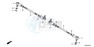 TRX420FPEC drawing TIE ROD