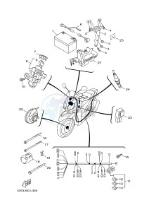 HW151 XENTER 150 (52S2) drawing ELECTRICAL 2