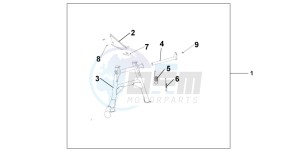 CB900F CB900F drawing MAIN STAND