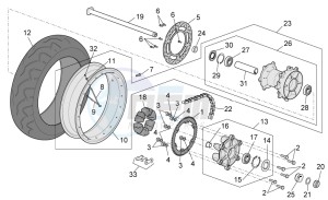 ETV 1000 Capo Nord Capo Nord drawing Rear Wheel