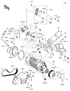 JET SKI ULTRA 310LX JT1500MJF EU drawing Super Charger