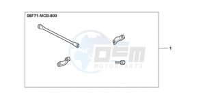 XL125VA EU / CMF - (EU / CMF) drawing HANDLE BRIDGE