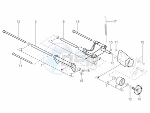 Typhoon 125 4T 2V E3 (NAFTA) USA drawing Swinging arm